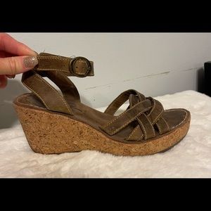 Fly London wedge! Size 8.5! Brown! In great condition!